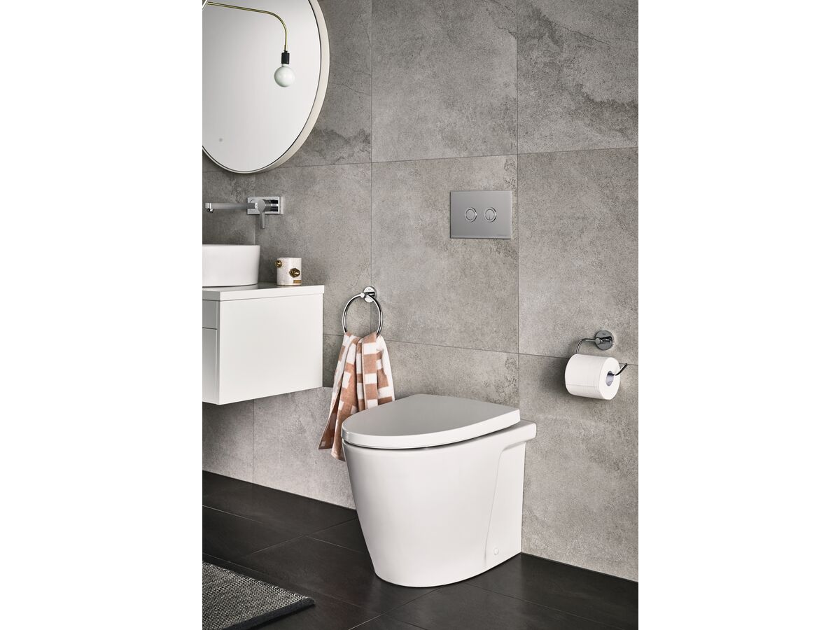 American Standard Acacia E Back to Wall Pan with Soft Close Quick Release Seat White (4 Star)