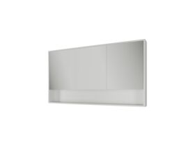 Kado Aspect 1500mm Mirror Cabinet Three Doors With Shelf and Surround ...