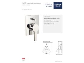 Technical Guide - GROHE Allure Shower / Bath Mixer with Diverter Trimset Chrome