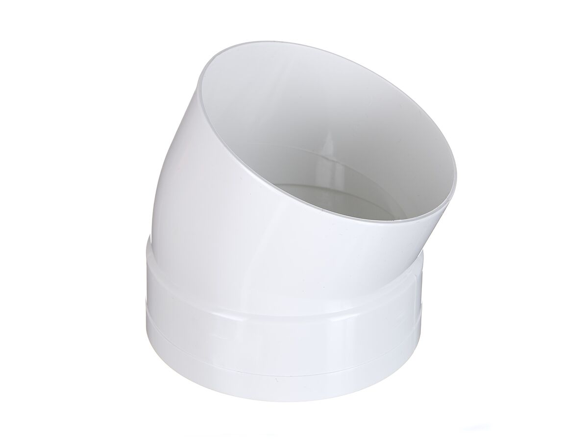 PVC Stormwater Bend Plain 22 1/2 Degree Male & Female 90mm from Reece