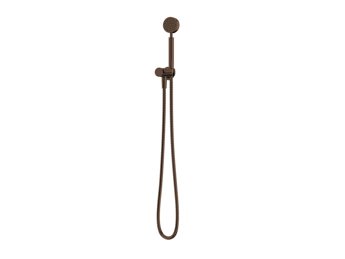 Milli Mood Edit Round Hand Shower with Swivel Bracket PVD Brushed