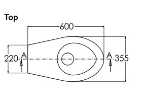 3Monkeez Pedestal Pan S Trap Stainless Steel (3 Star)