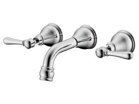 Milli Voir Wall Bath Set Lever Handle 150mm Chrome