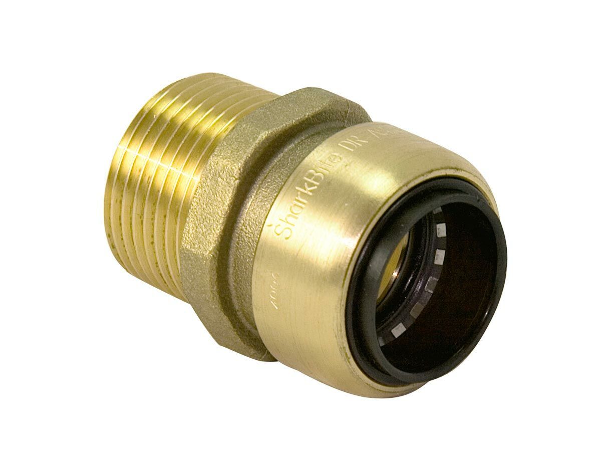 Sharkbite Copper Straight Connector 1/2" x 15mm Male from Reece