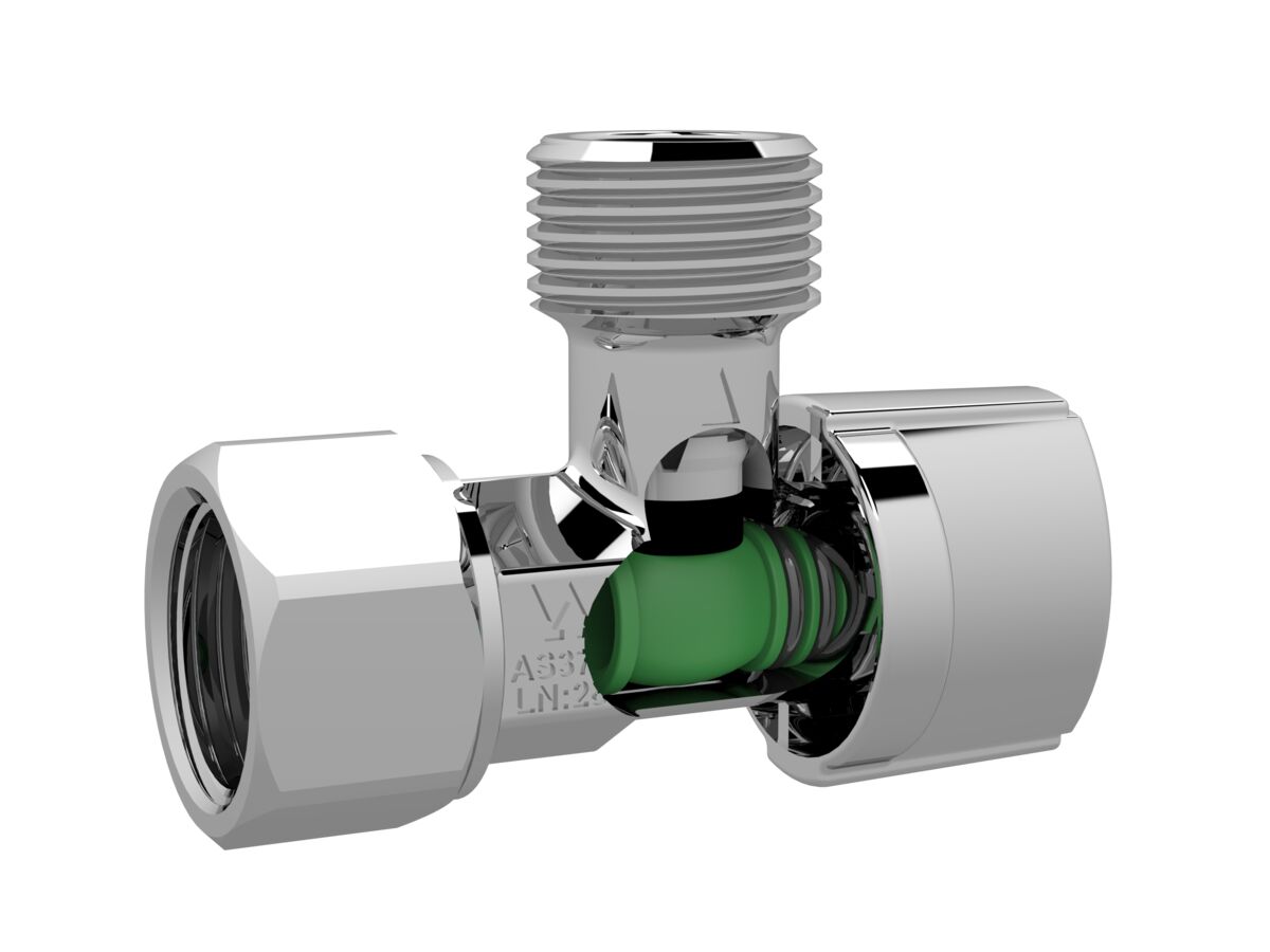 Arco Giro Quick Turn Mini Stop 15 x 15mm Chrome from Reece