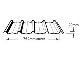 Trimdek .42 BMT X 762 Per Square Metre
