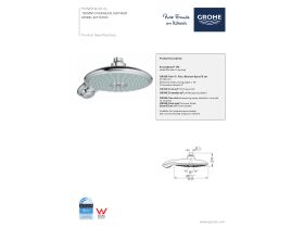 Technical Guide - GROHE Power & Soul 190mm Overhead Shower Chrome