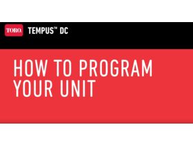 How to Program your unit