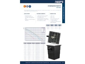 Specification Sheet - RSWP320-450 Stormwater Pump Station 450sq with Grate - RVC320