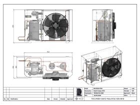 Tecumseh Compac Condensing Unit R404A PAC4524Z 3 Phase