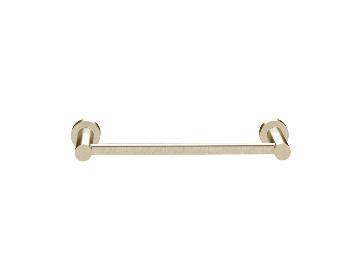 Scala Guest Towel Rail 300mm LUX PVD Brushed Platinum Gold