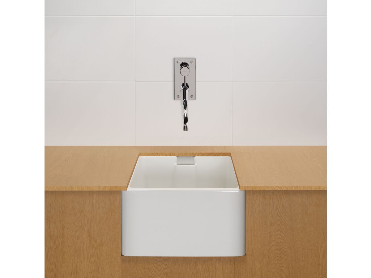 Belfast Fine Fireclay Butler Sink with Internal Overflow 60cm x 46cm