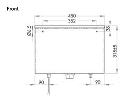 Wall Mounted Pull Chain Cistern Stainless Steel (3 Star)