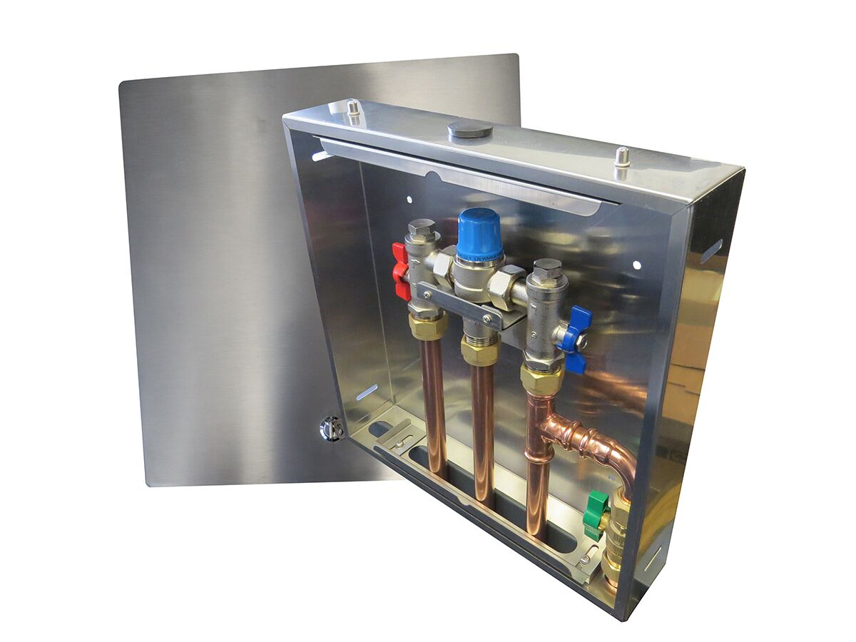 Tomson Thermostatic Mixing Valve T160 with Stainless Steel Lockable