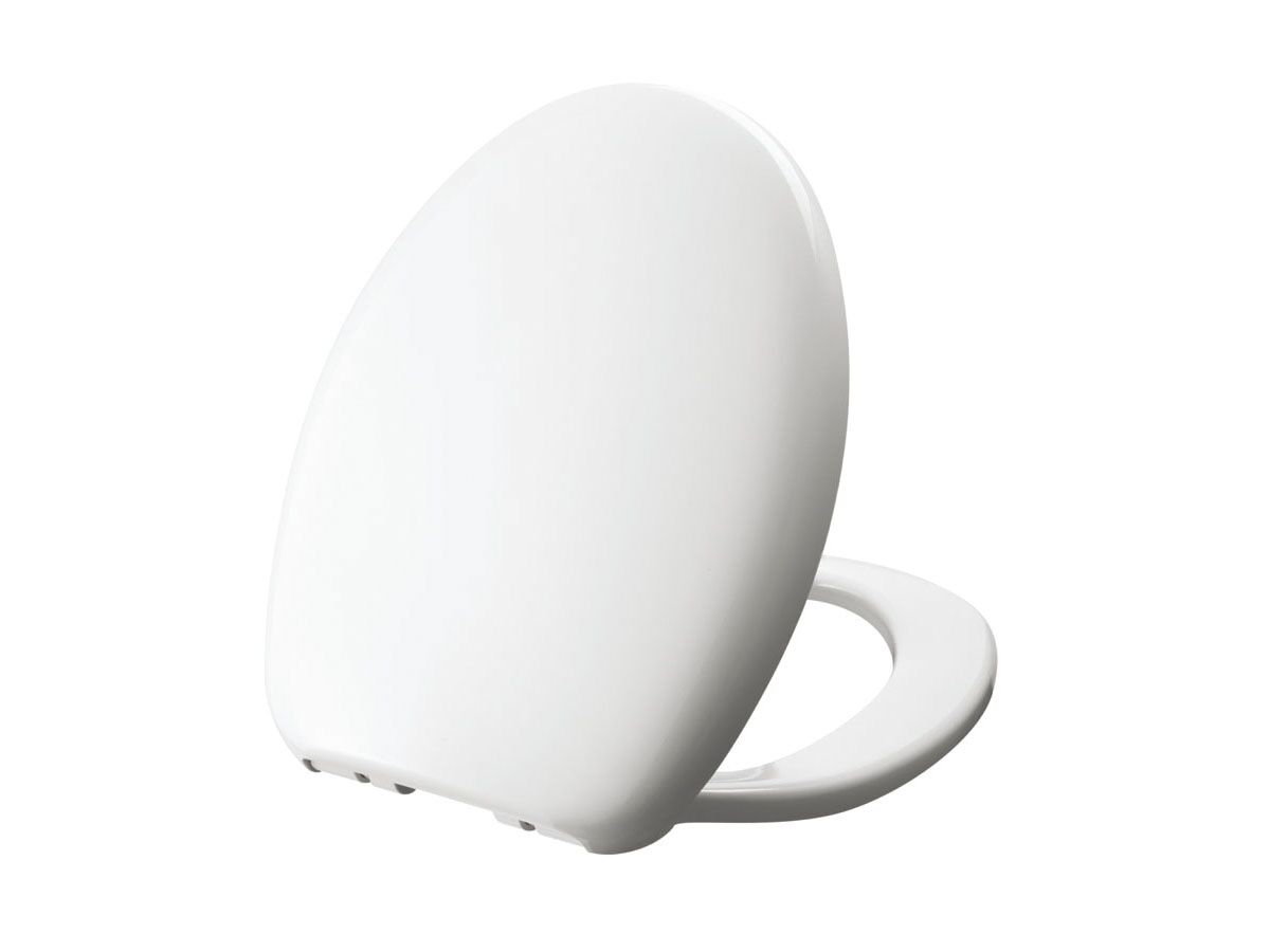 Posh Dominique/ Solus Soft Close Quick Release Toilet Seat White from Reece