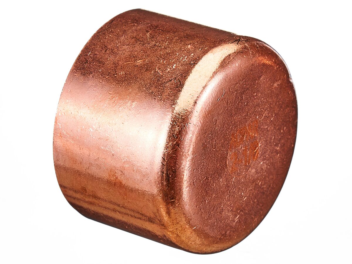 Ardent Copper End Cap 2 1/8" Packet of 1