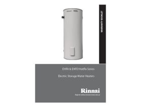 Warranty - Rinnai Hotflo EHFA