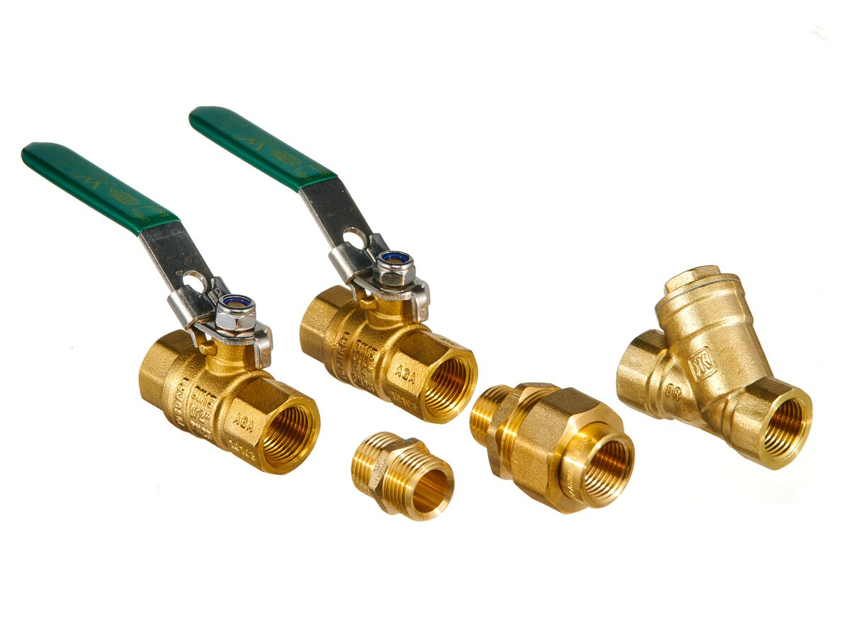 Wilkins RPZD with Lockable Ball Valve YStrainer & Unions 15mm from Reece