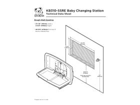 Specification Sheet - Koala Baby Change Table Horizontal Recessed Stainless Steel