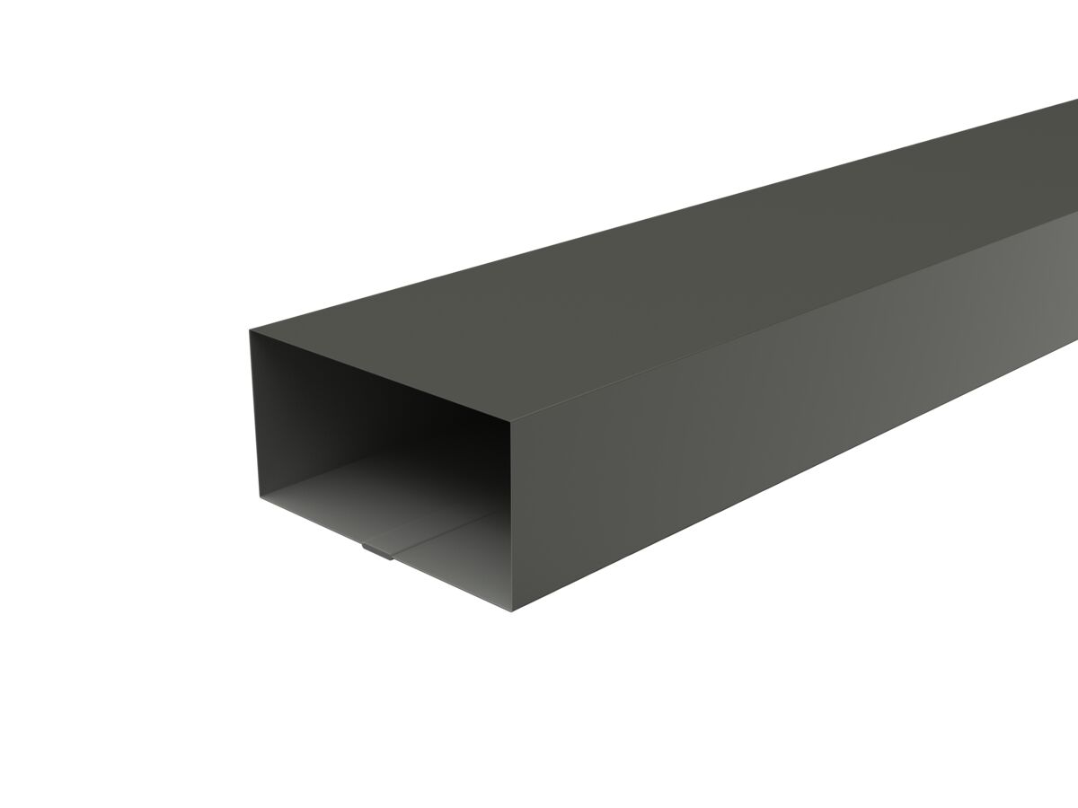 Downpipe 100mm x 50mm Woodland Grey