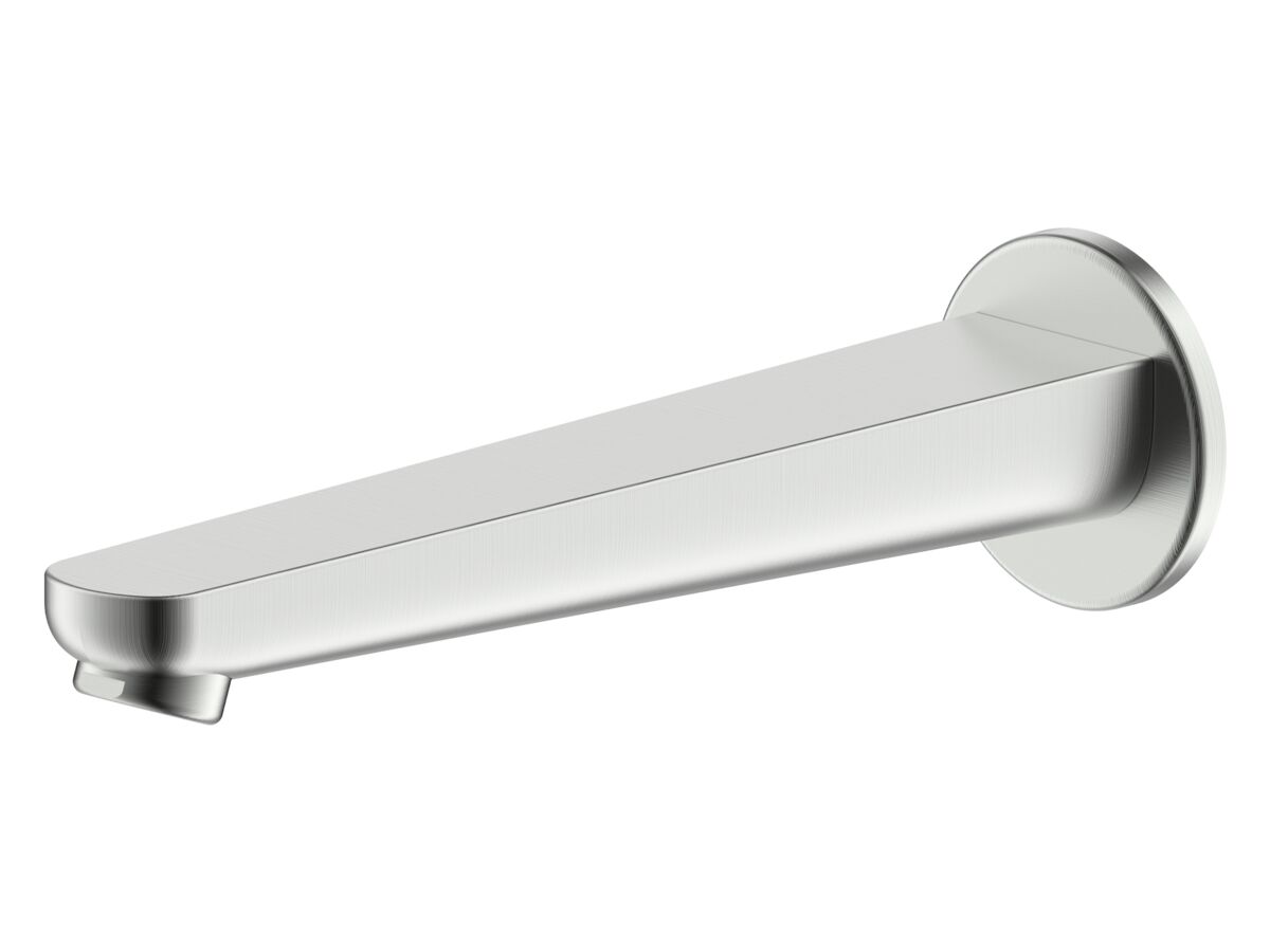 Hero - Posh Solus Bath Outlet 220mm Brushed Nickel