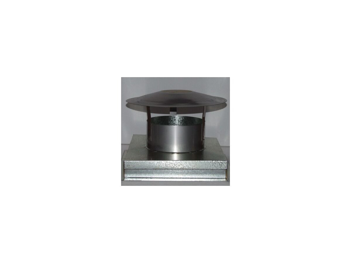 Wood Heater Chimney Cap and Cowl Option A 150mm