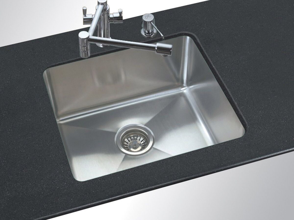 AFA Cubeline Single Bowl Undermount Sink 506mm Stainless Steel from Reece