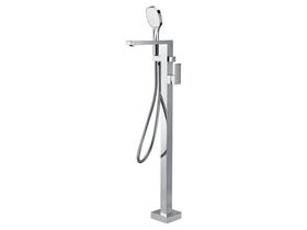 Mizu Bloc Floor Mounted Mixer with Handshower Chrome (3 Star)