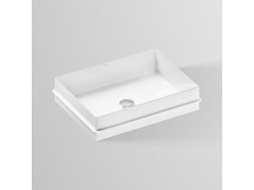 Alape Metaphor Semi Inset Basin 500mm White