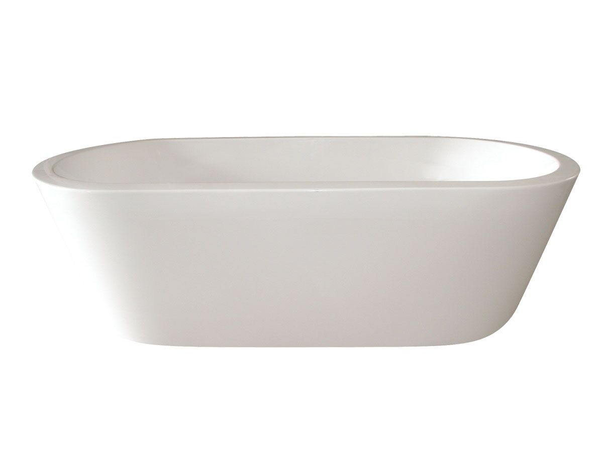 Kado Lure Freestanding Oval Bath White 1760mm