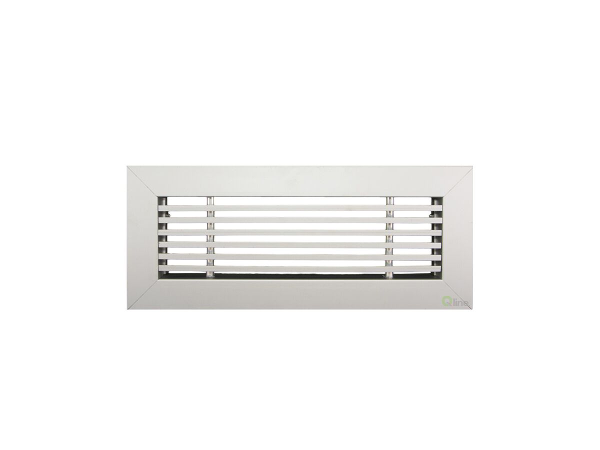 Floor Grille 350mm x 150mm Natural Anodised