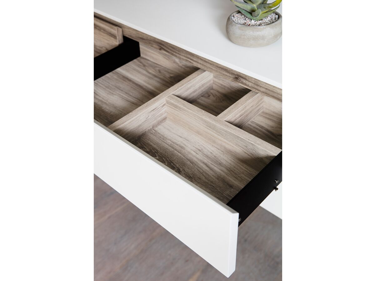 Cibo Habitat 1200mm Wall Hung Vanity Unit 1 Door 2 Drawers from Reece