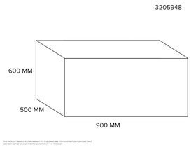D3 Return Air Box 900 x 500 x 600 H