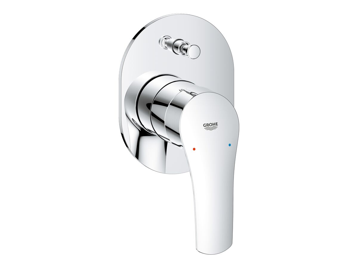 GROHE Eurosmart New Shower / Bath Mixer with Diverter Chrome Plated