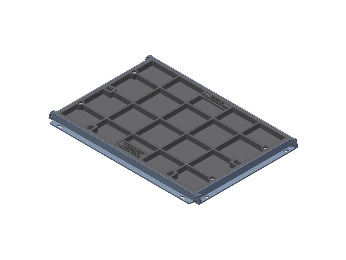 Ductile Iron Infill Boltdown Cover & Frame Class B Clear Opening 900mm ...