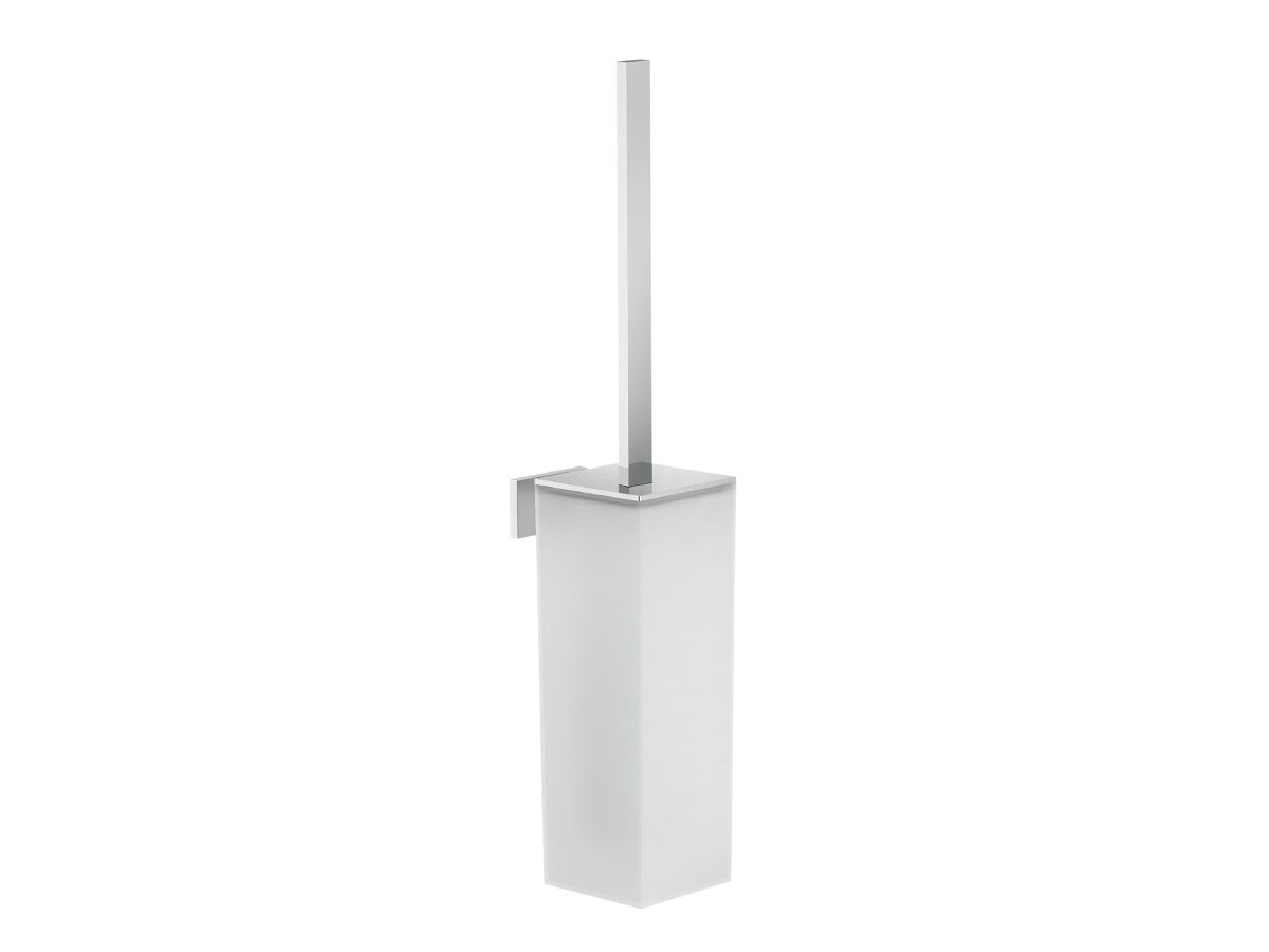 Teknobili Solido Wall Mount Toilet Brush Holder Chrome from Reece
