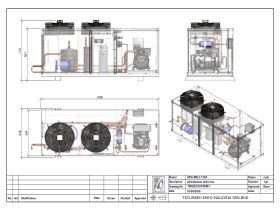 Technical Drawing - ACPAC Packaged Condensing Unit APS6.0ML2-1 VSD