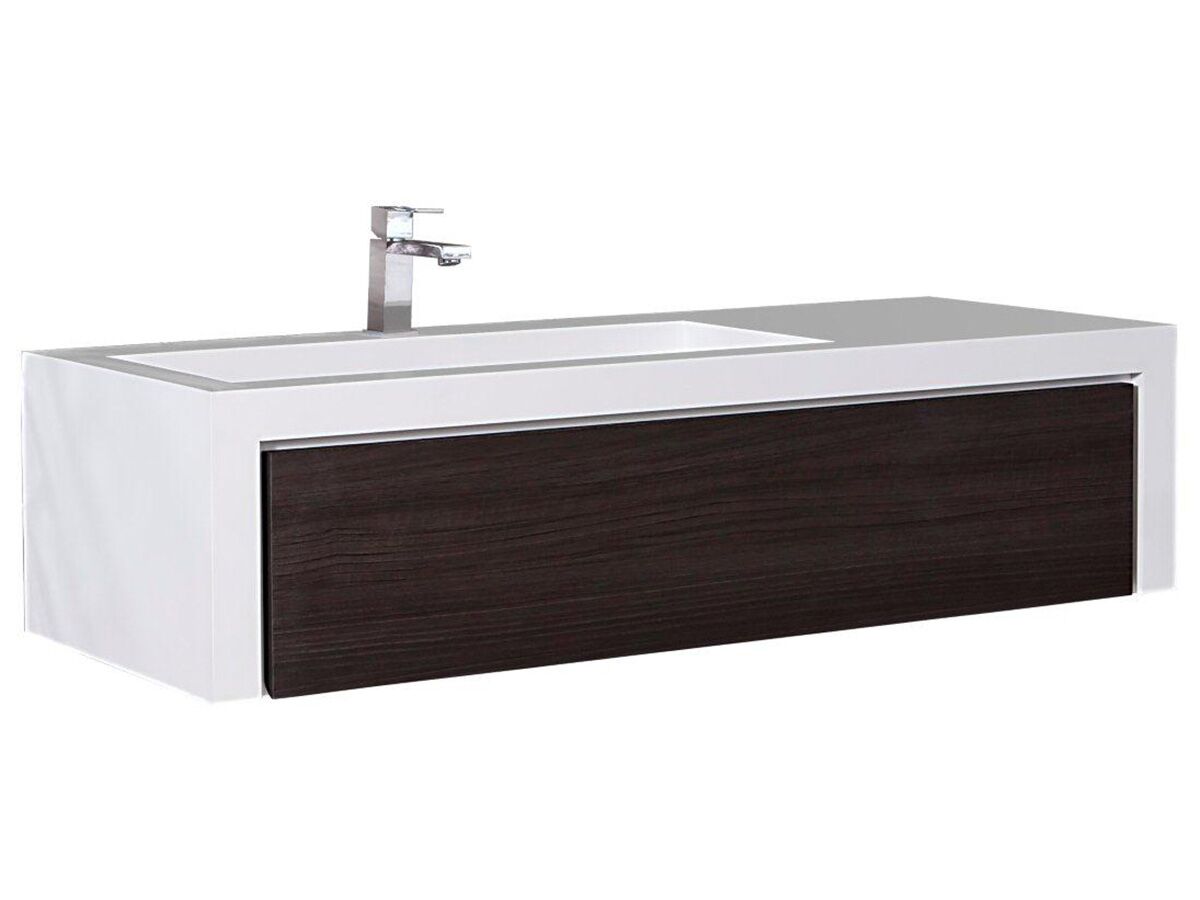 Uber 1200mm Wall Hung Vanity Unit Solid Single Bowl Basin 1200 Wall
