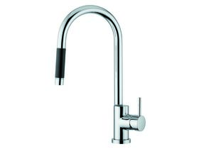 Nobili Oz T7 Gooseneck Pull Out Sink Mixer Chrome (4 Star)
