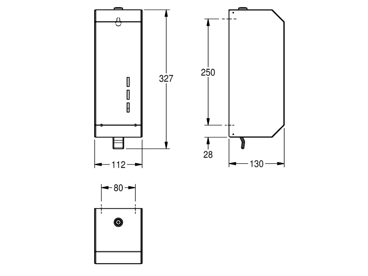 Franke Commercial Soap Dispenser Stainless Steel from Reece
