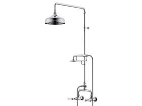 Milli Monument Edit Exposed Twin Telephone Shower Set Lever Handles Chrome (3 Star)