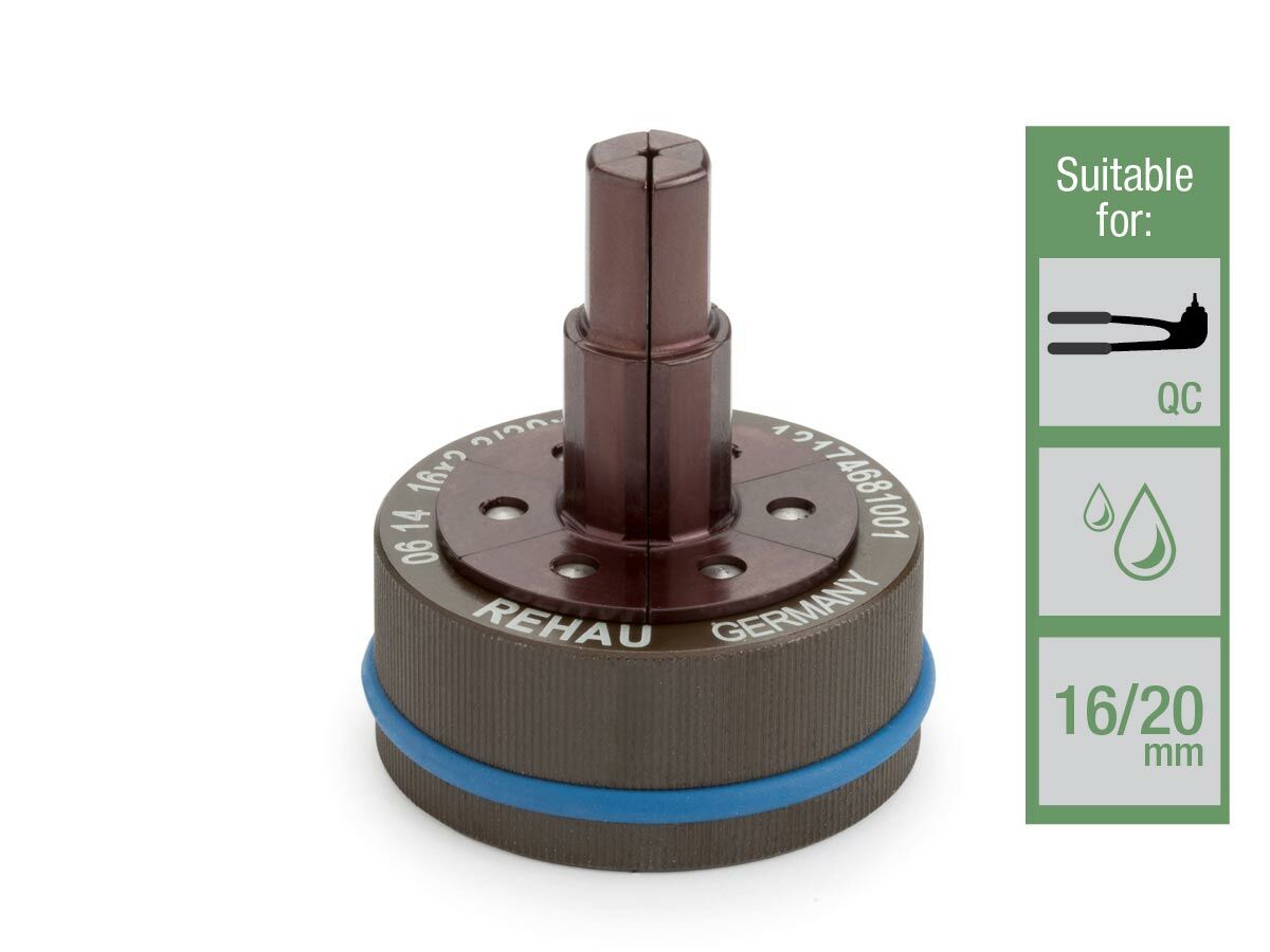 Rehau PEX Expander Head Quick Change 16/20mm from Reece