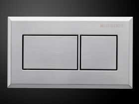 Geberit Sigma Pneumatic Remote Dual Flush Brushed Chrome