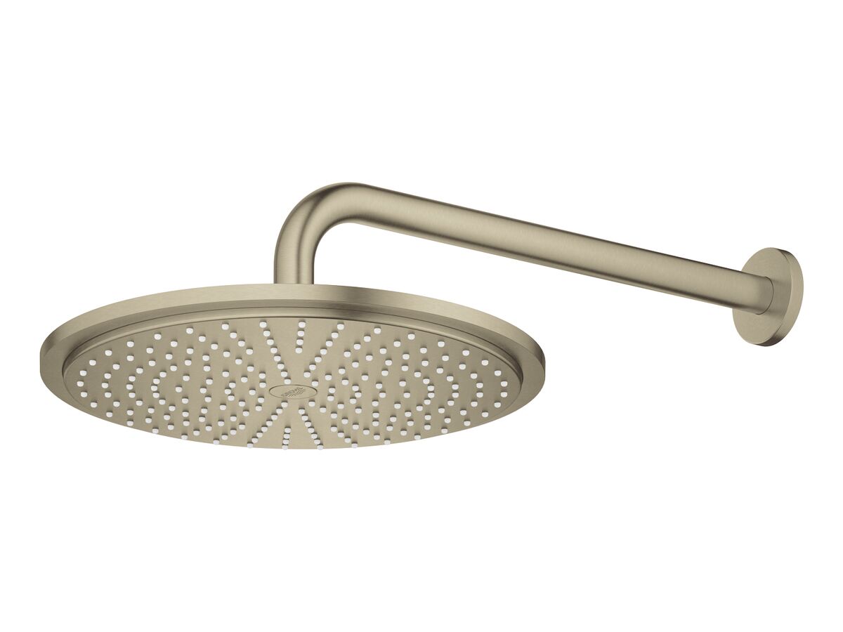 GROHE Rainshower Cosmo Overhead Wall Shower 310mm Brushed Nickel (3