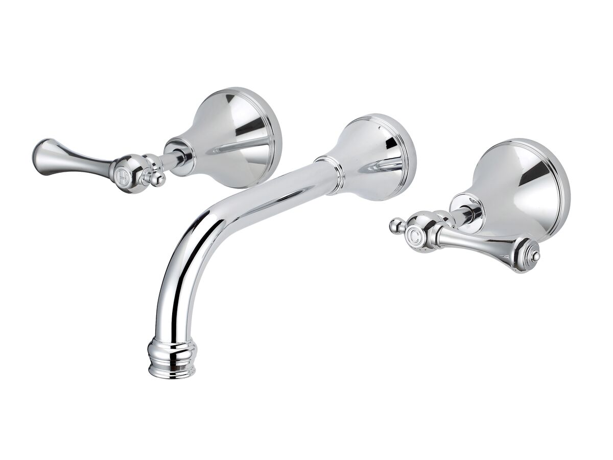 Kado Era Wall Bath Set 200mm Lever Handle Chrome from Reece