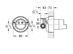 GROHE Grandera Shower Mixer Chrome