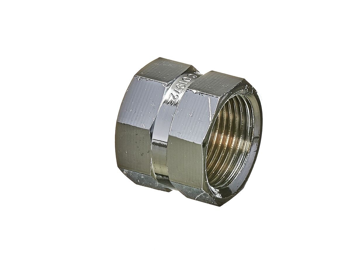 Socket Hex Chrome Brass 20mm