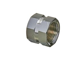 Socket Hex Chrome Brass 20mm