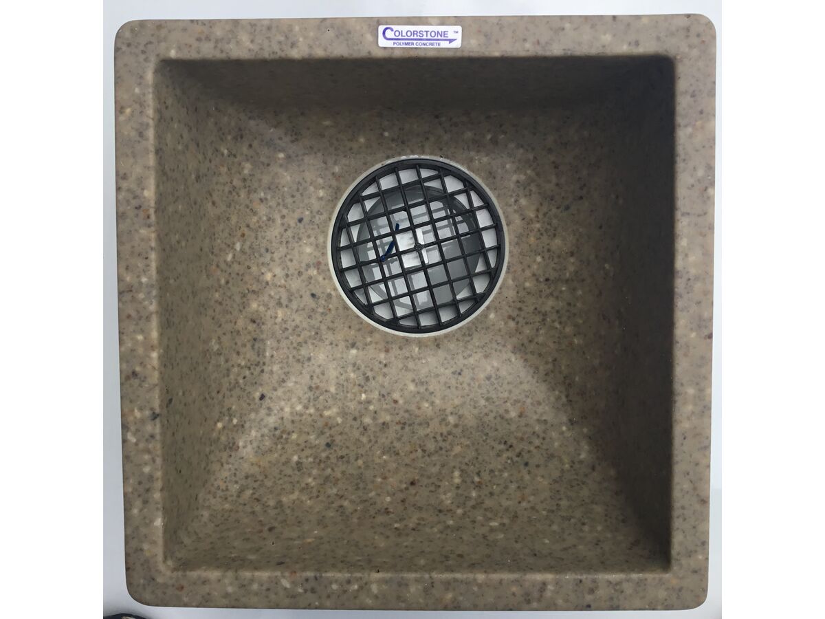 Colorstone Polymer Gully Domestic Sink - Ivory