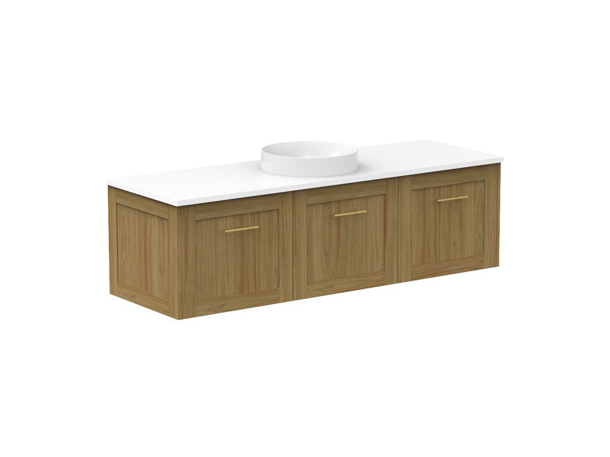 Kado Lux All Door 1500mm Centre Bowl Wall Hung Friday Quartz